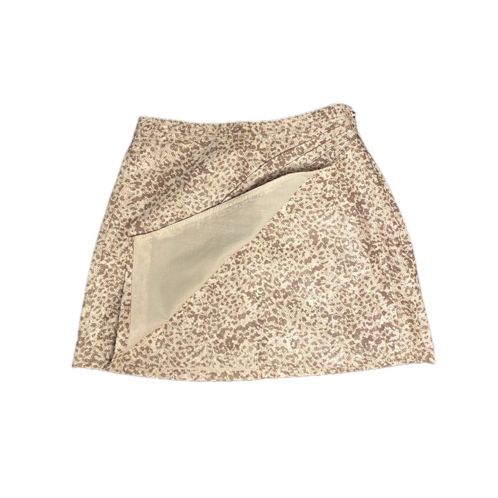 Free People, mini cheetah print skirt